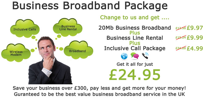 Cheap business broadband & calls deals